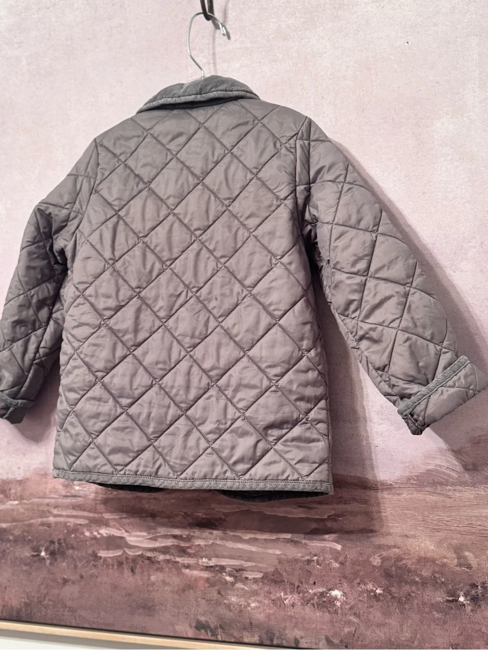 BENETTON Boys Quilted Jacket 4-5 Years /